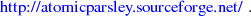 http://atom icparsley.sourceforge.net/ .
